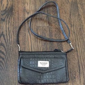 Black cross-body bag